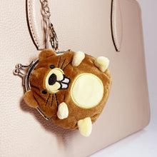 Load image into Gallery viewer, Beaver Plush Coin Purse