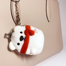 Load image into Gallery viewer, Polar Bear Plush Coin Purse