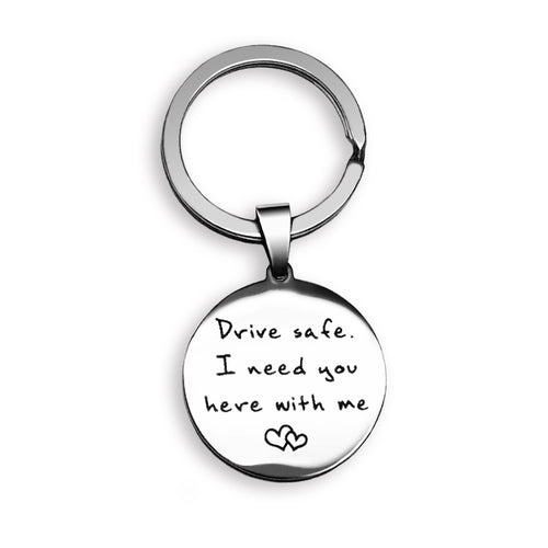 Drive Safe Stainless Steel Key Chain - KDS01
