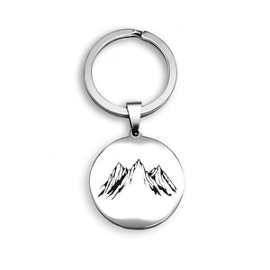 Mountain Stainless Steel Key Chain - KM006
