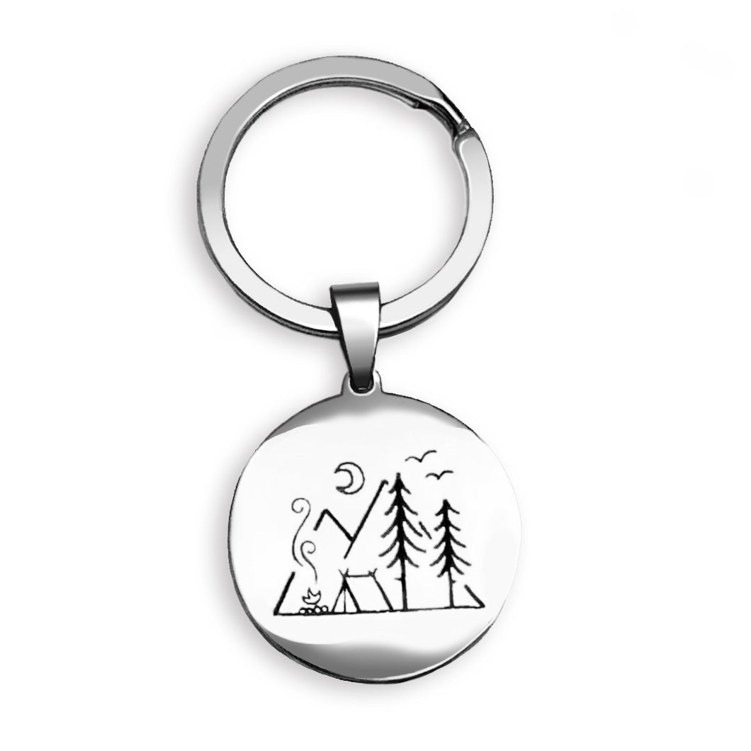 Camping Stainless Steel Key Chain - KC005